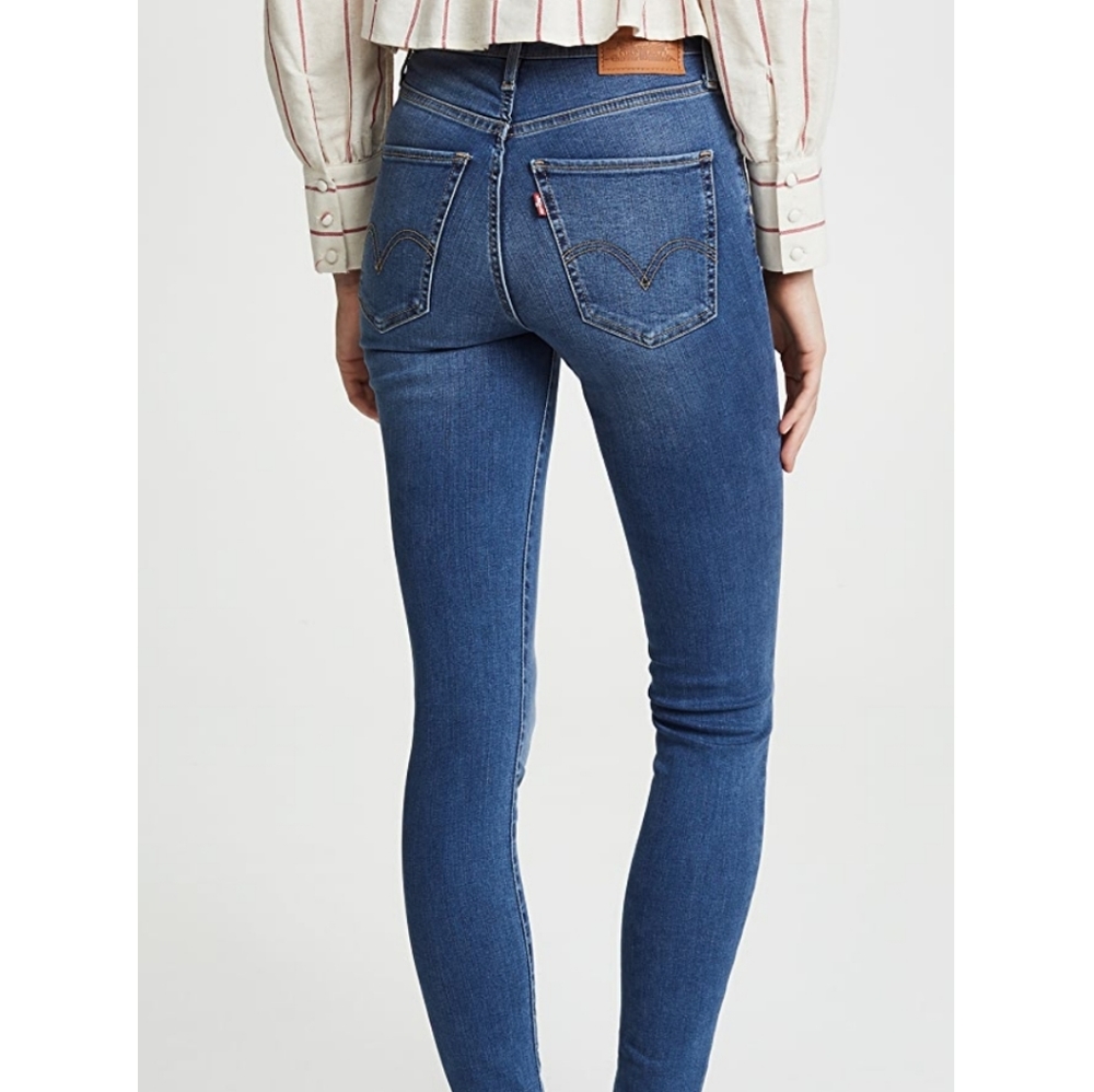 Levi's Mile High Super Skinny Medium Wash Jeans